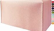 Pink Tissue Box Cover Rectangular - Plus Size Large Tissue Box Cover Rectangle [JESMINI] Faux Leather Tissue Box Holder Long for Extra Large Rectangle Facial Tissue Box