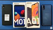 Samsung Galaxy M01 Core vs Samsung Galaxy A01