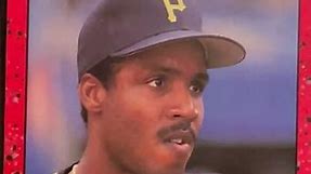 Barry Bonds Pittsburgh Pirates 1990 Donruss No Dot baseball card all time Home Run king with * boom