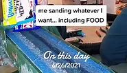 hard to think. i have been doing this for 2 years already, and yes, i do care about all kids. this is a joke. this food is junk #onthisday #funny #joke #sandingshit #food #satisfying