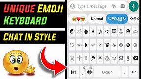 ☻︎✌︎☕︎🔥How to use different emojis in whatsapp || Use Symbol Keyboard In Android