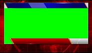 Broadcast News Frame Green Screen | Breaking News Green Screen | Lowerthird Template