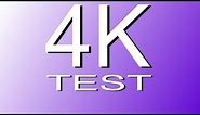 4K Video Demo, UHD: 4K RESOLUTION TEST (4K DEMO)
