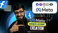 How To Create Facebook Business Manager Account | Meta Business Account