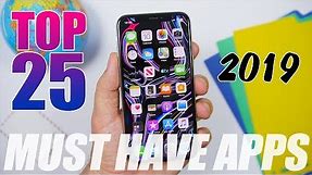 Top 25 MUST HAVE iPhone Apps 2019 !