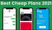 Best Affordable Cell Phone Plans 2021 - From $2 to $25