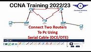 How to Connect Routers Using Serial Cable (Serial DCE & DTE) | Connect Two Routers Using Serial Link