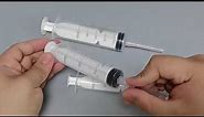 Disposable syringe with needle