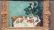 Натюрморт ,1890, Поль Сезанн, Paul Cezanne, Still Life with Apples and a Pot of Primroses.