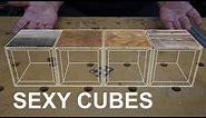 SALVAGED WOOD: Making DIY modular cube furniture and shelving