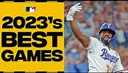 The Best MLB games of 2023! (Ft. milestones, clutch postseason moments & MORE!)