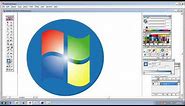 How to create windows 7 Logo Design