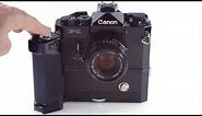 Canon F1, Motor Drive MF, Canon FD 50mm f/1.8 Operation