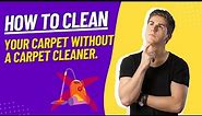 How To Deep Clean A Carpet Without A Machine | Tips From Experts |2023 [Updated]