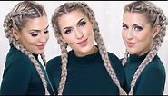 How To: Dutch Braids with Clip In Extensions