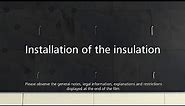 StoVentec curtain walls - how to install the insulation on a rainscreen cladding system