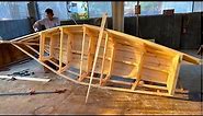 DIY Wooden Boat: Crafting a Classic Vessel from Scratch // Amazing Woodworking Project