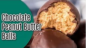 Chocolate Covered Peanut Butter Balls Recipe