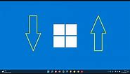 How to Maximize, Restore down and Minimize an application using your Keyboard on Windows 10 & 11