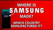 Where is samsung made from which country