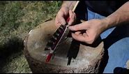 How to make a Native American Comanche arrow.