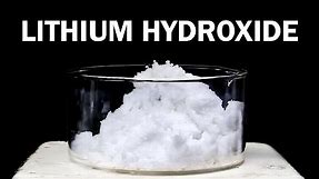 Making lithium hydroxide