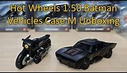Hot Wheels 1:50 The Batman Vehicles from Case 956M Unboxing
