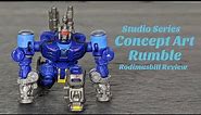 Transformers Studio Series Concept Art Decepticon Rumble Figure - Rodimusbill Review