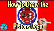 How to Draw the Detroit Pistons Logo