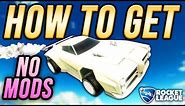 *2022* How to Get An ALL WHITE CAR in Rocket League! (Console + PC)