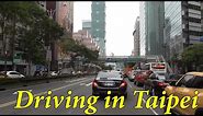 Driving in Taipei Taiwan 4K.