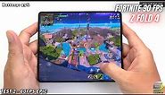 Samsung Galaxy Z Fold 4 Fortnite Gameplay 90 FPS | Max Graphics