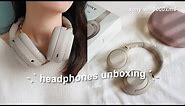 headphones for that pinterest girl aesthetic 🎧 | sony wh-1000xm4 unboxing