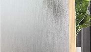 Coavas Window Privacy Film Frosted Glass Privacy Window Film Sun Blocking Heat Control No Glue Decorative Window Clings for Home (17.5" x 78.7")