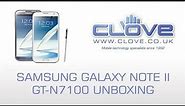 Samsung Galaxy Note II (Note 2) GT-N7100 Unboxing