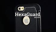 Honor 6X Case, Huawei Mate 9 Lite Case, CoverON [HexaGuard Series] Slim Hybrid Hard Phone Cover Case for Huawei Honor 6X / Mate 9 Lite - Green / Black