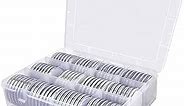 84 Pieces 46 mm Coin Capsules, with Foam Gasket and Plastic Storage Organizer Box, Coins Holder Collector Case for Coin Collection Supplies 6 Sizes (20/25/27/30/38/46mm) - Transparent