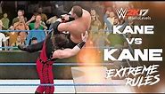 WWE 2K17 Kane vs Kane '98 | EXTREME RULES Full Match PS4 Gameplay