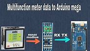 Multifunction Meter Data to Arduino Using Rs485