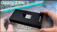 Unboxing Samsung Galaxy Z Flip5 Gray