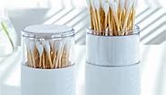 Automatic Pop-up Toothpick Holder - Reusable Round Toothpick Holder Qtip Holder