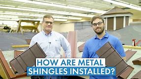 How are Metal Shingles Installed? Process, Materials, Courses