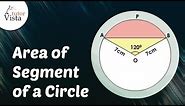 How to find the Area of Segment of a Circle