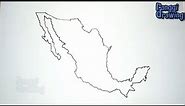 How to Draw Map of Mexico