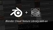 Blender Cloud Texture Library Add-on