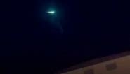 Bright green light appears in the sky in the Pilbara