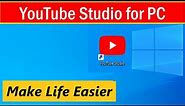YouTube Studio for PC and Laptop | How to Create and Add Youtube Studio Shortcut on a PC desktop