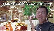 Amazing $20 Vegas Buffet! | A Tour of Downtown Las Vegas & MainStreet Station Buffet