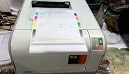 Unboxing HP Color LaserJet Printer CP1215, Printing & Review