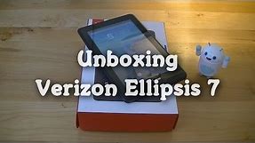 Unboxing: Verizon Ellipsis 7
